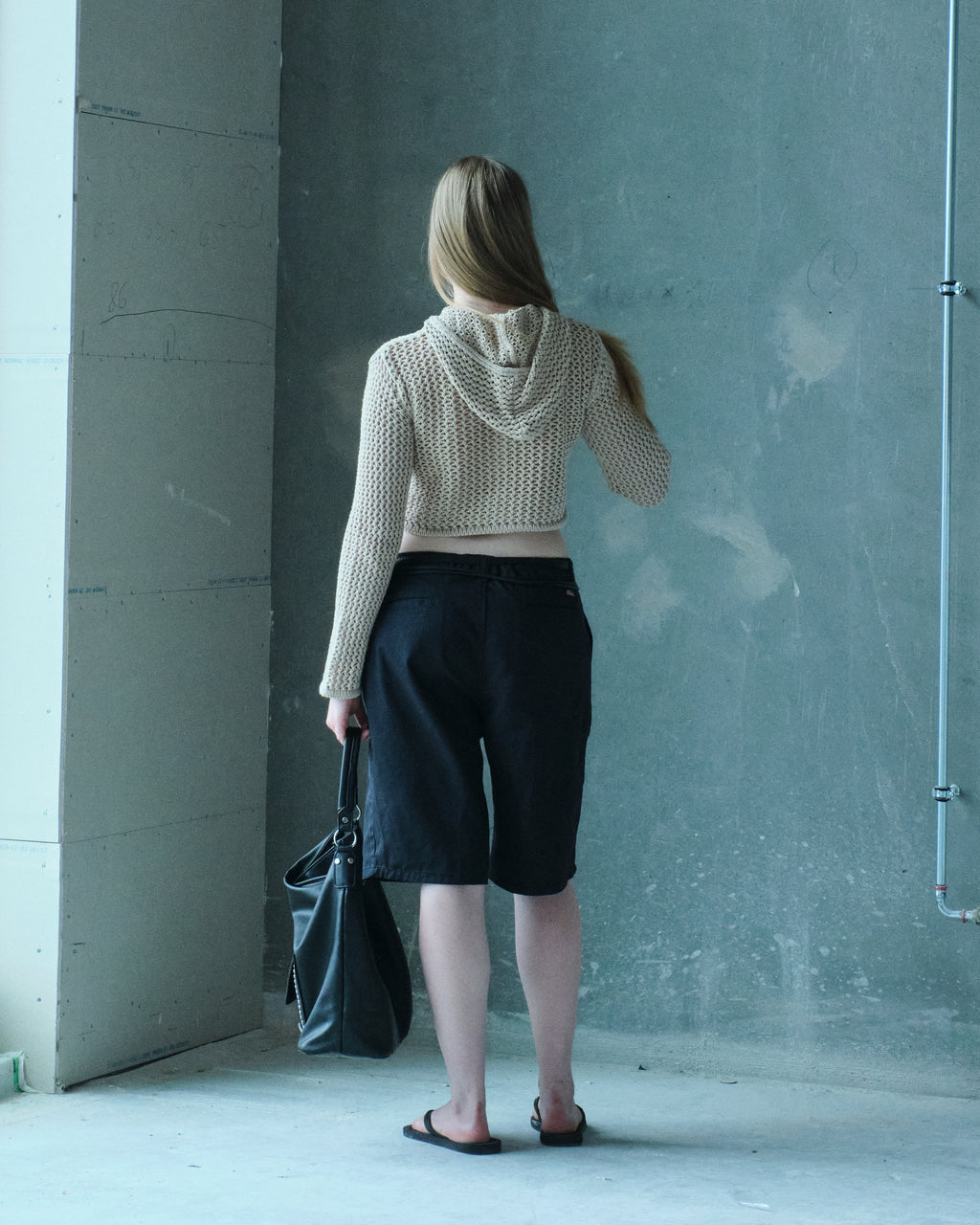 Nude Crochet Cardigan
